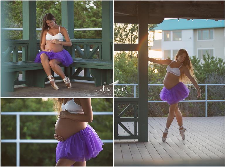 dance maternity session